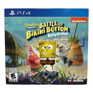Spongebob Squarepants: Battle For Bikini Bottom  Rehydrated Para Playstation 4 Físico