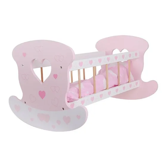 Cuna para muñecas Youlebe Cuna color rosa