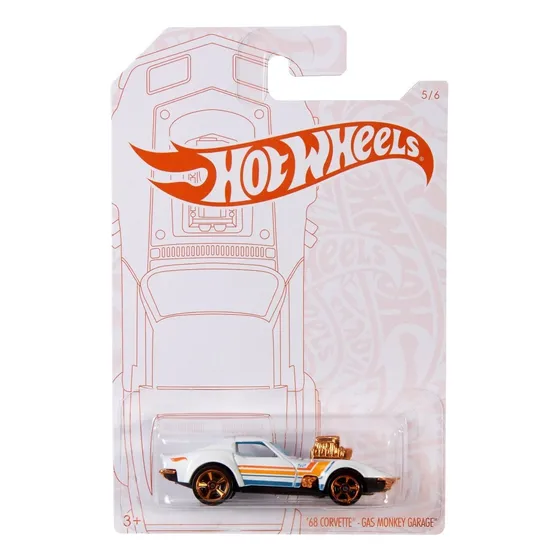 Hotwheels 68 Corvette Gas Monkey Garage 52 Años Mattel