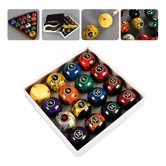 16 Bolas De Billar Pool-premium Juego De Billar Profesional