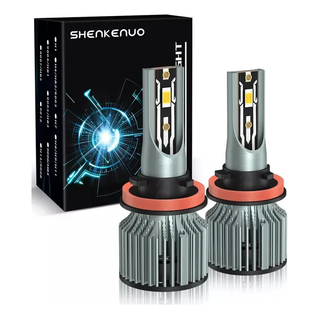 Qr1 Kit H11 Para Ford 30000lm Faros Led Luz Alta/baja 6000k