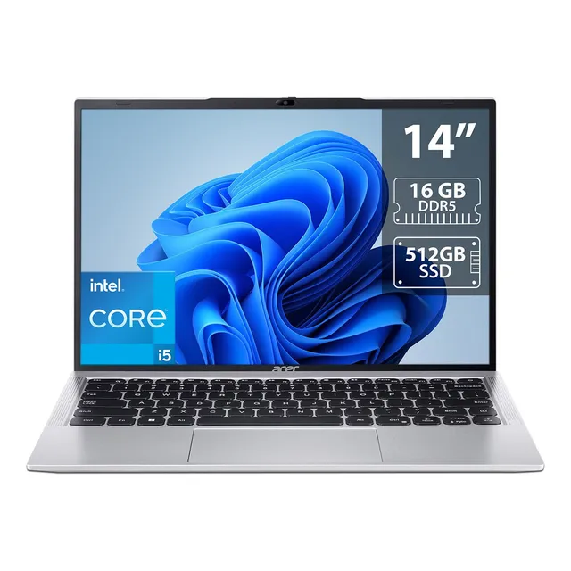 Laptop Acer Aspire L: Intel Core I5, 16gb, Ssd 512gb, W11h Color Gris