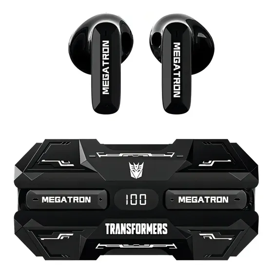 Auriculares Inalámbricos Bluetooth Transformers Tf-t51 Negro | Cuotas sin interés