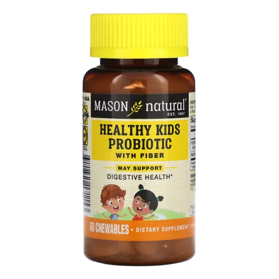 Mason Natural Probioticos Niños 60 Tabletas Masticables