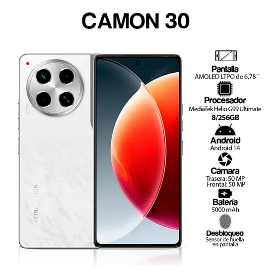 Telefono Celular Tecno Camón 30 8/256gb A Credito