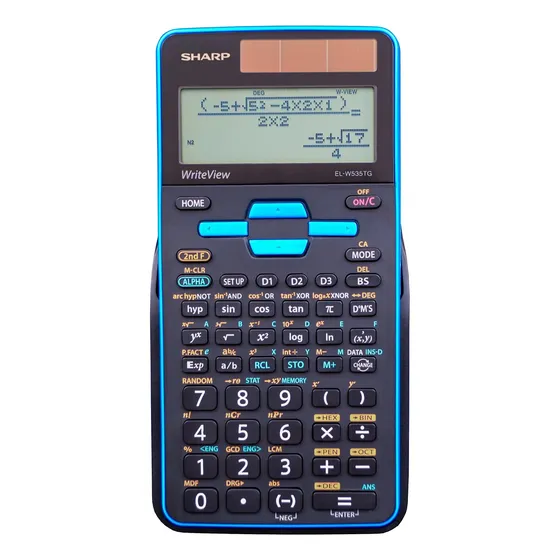 Calculadora Científica Sharp El-w535tgbbl 16 Dígitos 422