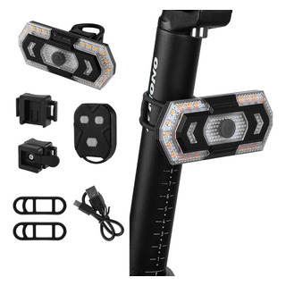 Luz Trasera Led Usb Con Señal De Giro Remota Inalámbrica Par Luz Trasera Led Usb Con Señal De Giro Remota Inalámbrica Par