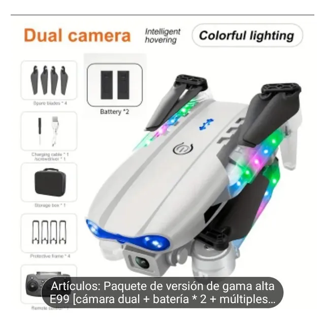 Drone E99 Pro Max Con 4 Baterías
