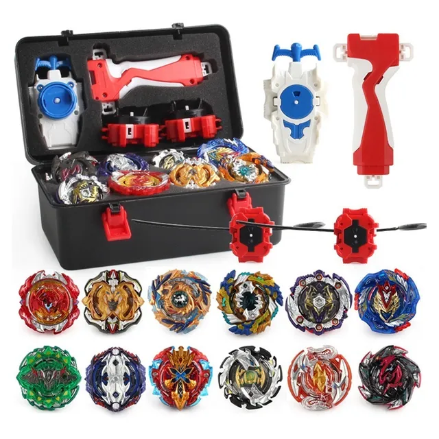 Juego De 12 Pcs Burst Beyblade Trompos Juguete De Batalla