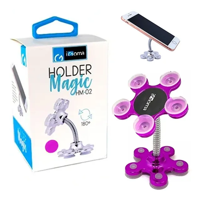Soporte Holder Magic Celular Ventosa Doble Cara Para Carro
