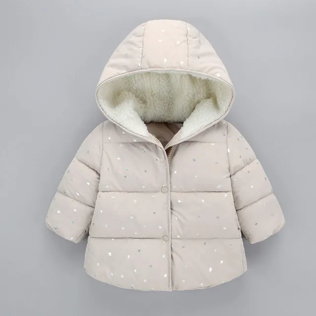 Shan-s Niño Bebe Niña Invierno Chaqueta Capucha Abrigo Ropa