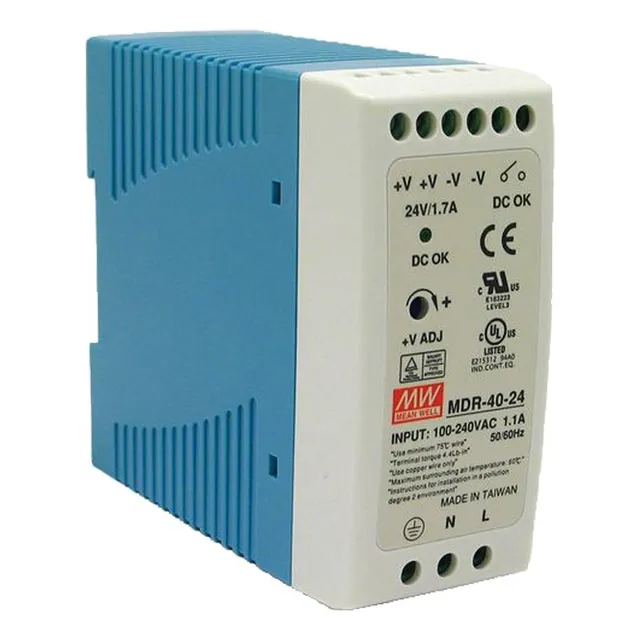 Fuente De Poder Industrial Riel Din 24vcc 40w
