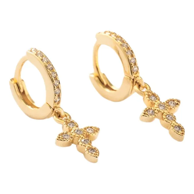 Candonga Crosses Oro Laminado 18k