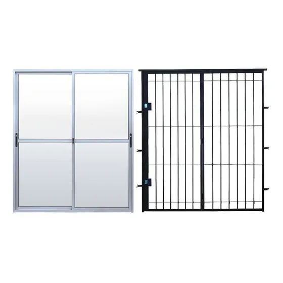 Abertura De Aluminio 1.50 X 2.00 Con Puerta Reja
