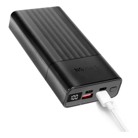 Bateria Externa Cargador Portatil Linkon Power Bank 20000mah Black
