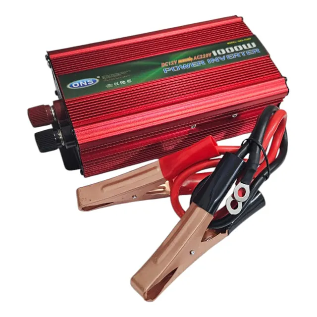 Inversor De Corriente Del Coche 1000w 12v A 220v Convertidor
