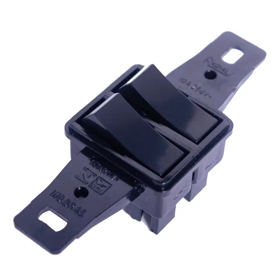 Interruptor 2 Teclas Paralelas Sem Placa Pollar Black Radial