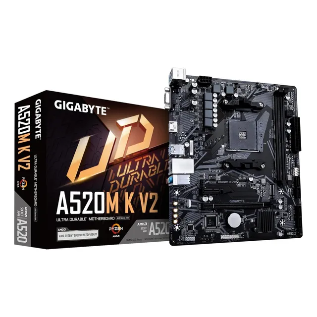 Gigabyte A520m K V2 (rev. 1.0) Chipset Amd A520 Am4, Matx, D