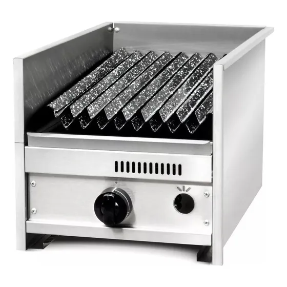 Parrilla Gas Acero 1 Quemador 4500cal/h Corbelli 35 Cm