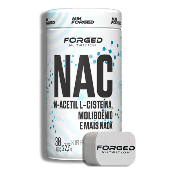 Nac - Molibdênio 30 Vegan Caps - Forged Nutrition Sabor Sem sabor