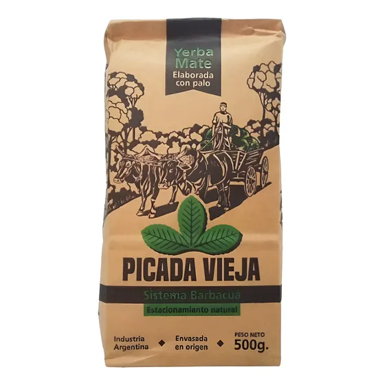 Yerba Mate Barbacuá Picada Vieja 3 X 500 Gr