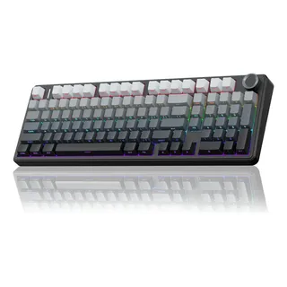 Aula F99 Pro Teclado Mecánico Para Juegos 3 Modos Color Negro