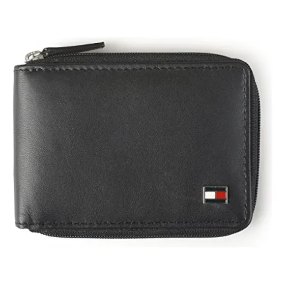Tommy Hilfiger Billetera Oxford Ziparound Para