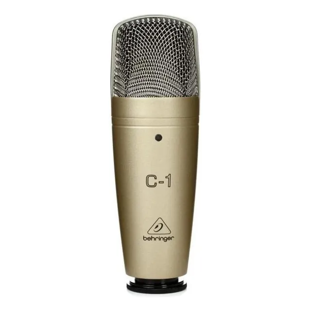 Micrófono Behringer C1 Condensador Cardioide Color Dorado