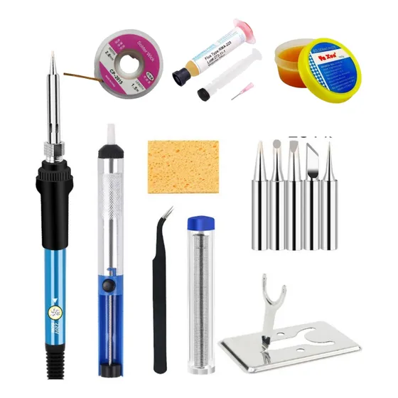 Cautín Soldador Flux Líquido Pinza Antiestática Extractor 7x
