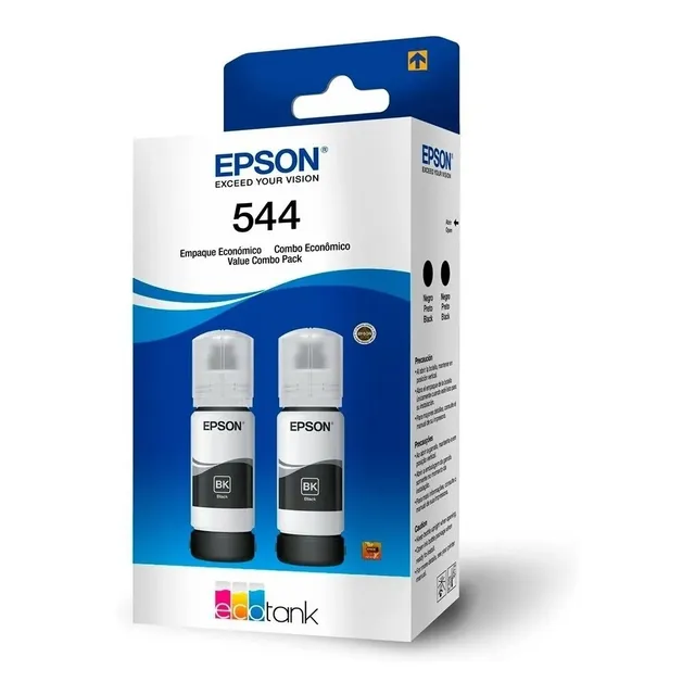 Value Combo Pack 2 Tintas Epson T544 Negras L3110 L3150 