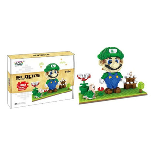 Set De Blocks De Construcción De Super Mario, Luigi 1800pzs Set De Blocks De Construcción De Super Mario, Luigi 1800pzs