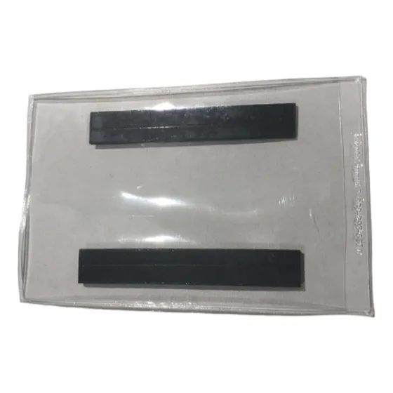 10 Sobres Vinil Transparente Con Tira Magnética 8cm X 13cm