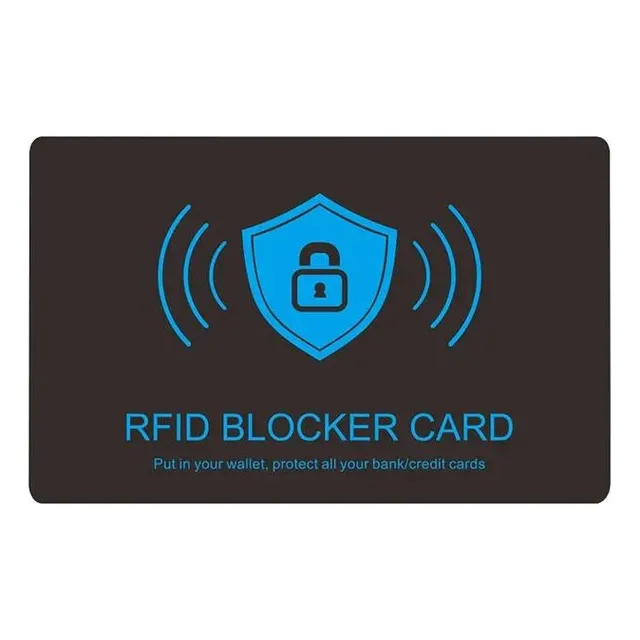 Tarjeta Protector Bloqueador Anti Robo Credito Debito Rfid