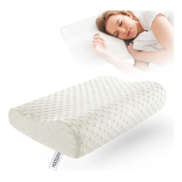 HOOSUFU Almohadas Memoria Foam Gel Ortopedicas Cervical Regulable Color Blanco
