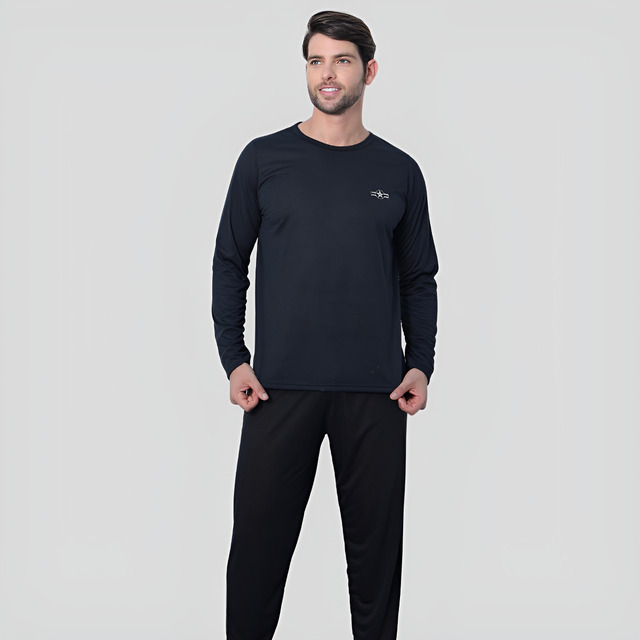 Pijama Masculino Inverno Malha Manga Longa E Calça Promoção Pijama Masculino Inverno Malha Manga Longa E Calça Promoção