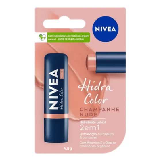 Brillo Labial, Bálsamo , Hidratante Nivea Color Nude