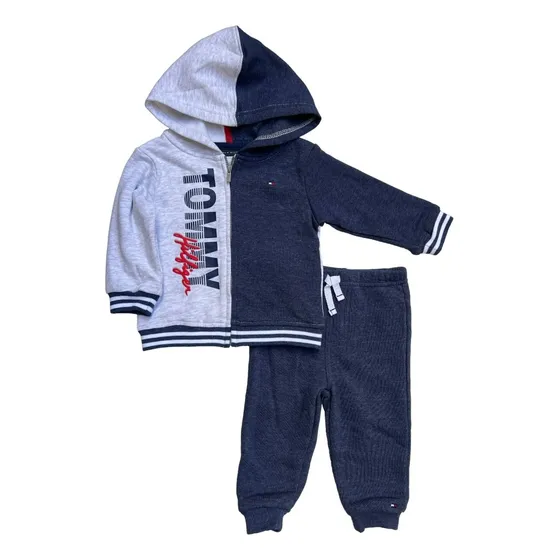 Conjunto Jogging Tommy Hilfiger Frizado Campera + Pantalon