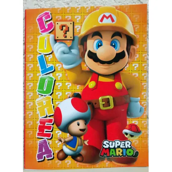 Mario Bros Luigui Set 25 Libros De Iluminar Colorea C Envio