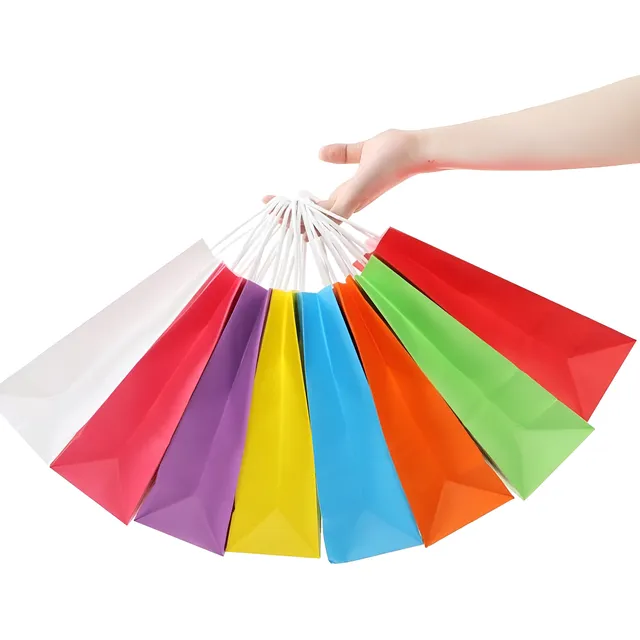 Bolsa Con Asa X 10 Unidades 15 X 8 X 21 Cm Sorpresitas
