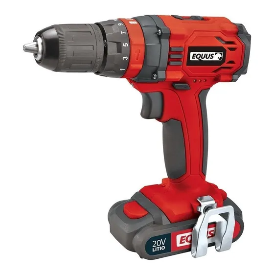 Taladro Eléctrico Percutor Y Destornillador Equus 20 V2 Bat