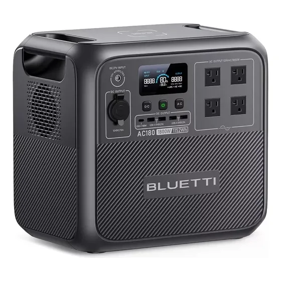 Estacion De Energia Portatil Bluetti 1000w AC180 Bifásico