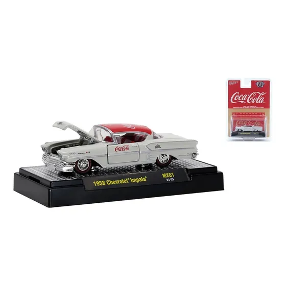 1958 Chevrolet Impala Mx01 Coca Cola M2 Machines 1/64