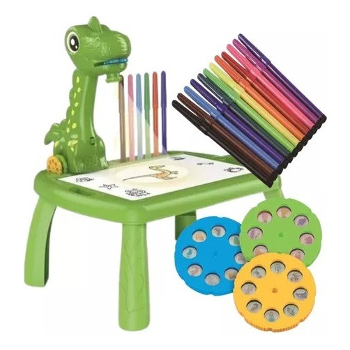 Mesa Projetora Dinossauro Colorir Desenhar Infantil Criativa Mesa Projetora Dinossauro Colorir Desenhar Infantil Criativa