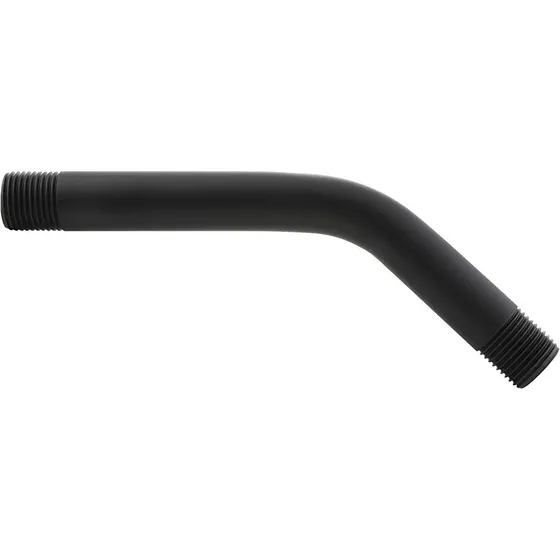 Brazo Plástico Pvc Negro 5 Pulgada Para Ducha Montaje Pared