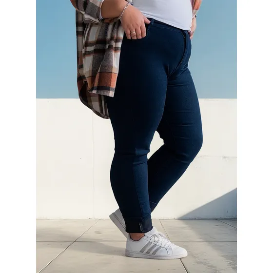 Pantalón Mujer Jean Vaquero Talles Grandes Maddie
