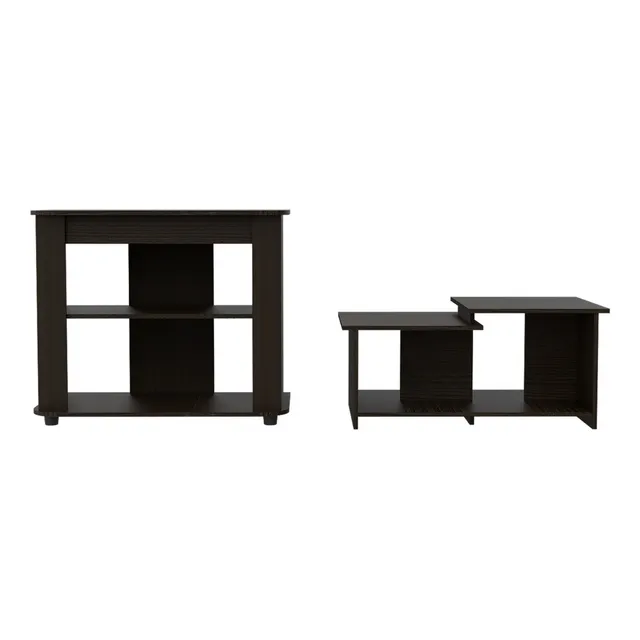  Combo Optimus 1 Rack Tv46 + Mesa De Centro - Wengue 