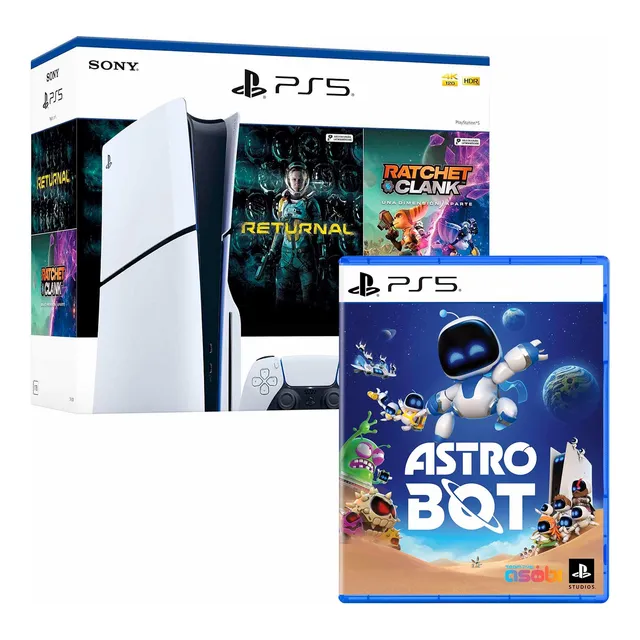 Consola Playstation 5 Slim Bundle Ratchet + Astro Bot