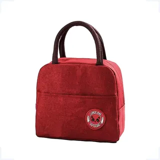 Bolsa Térmica Marmita Fitness Lancheira Academia Porta Cor V Cor Vinho / Terracota Bolsa Térmica Marmita Fitness Lancheira Academia Porta Cor V Cor Vinho / Terracota