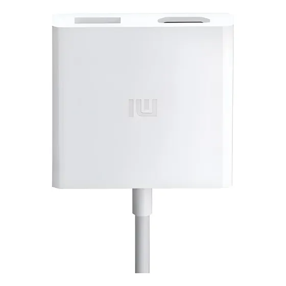 Adptador Multifuncional Xiaomi Tipo C A Hdmi 4k Usb3.0 Blanco