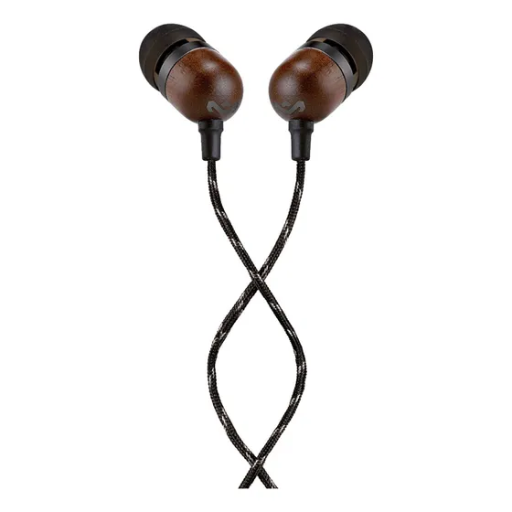 Audífono con Cable Smile Jamaica Signature Black House of Marley Color Negro